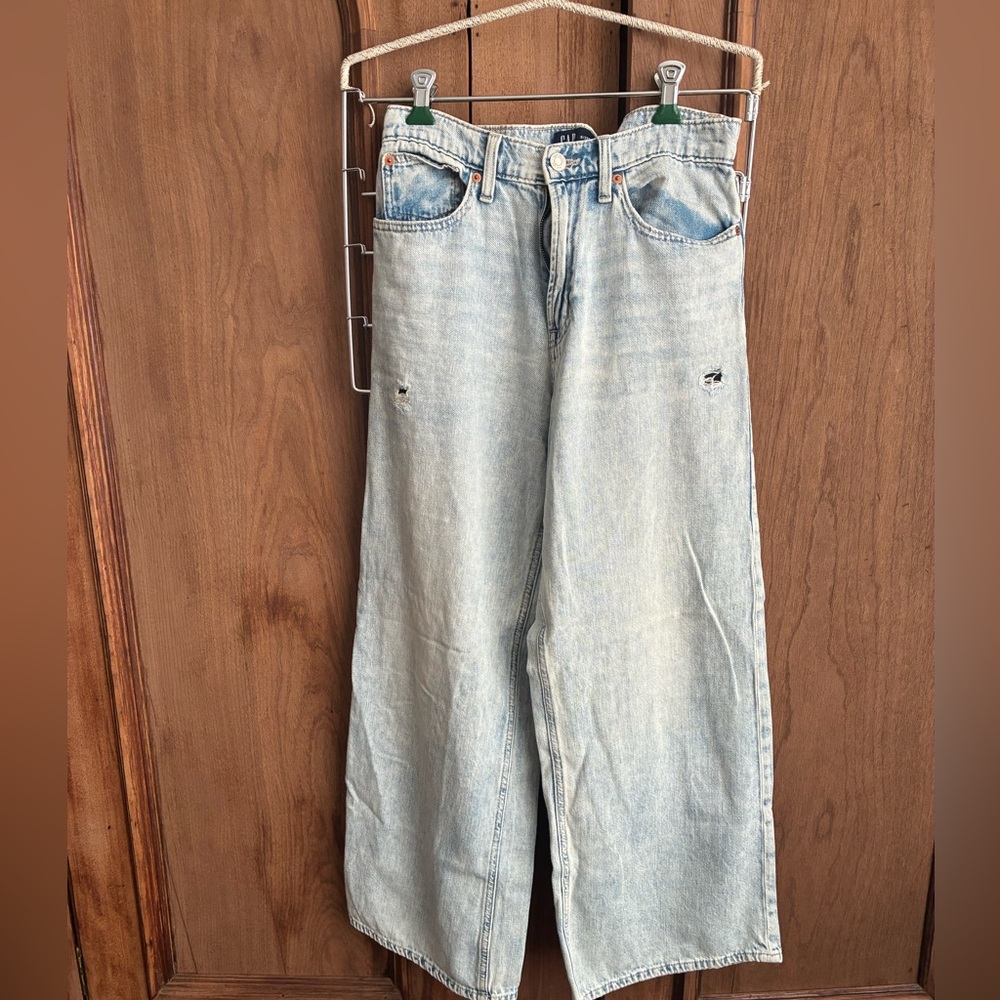 Perfect for Summer Gap High Rise Wide Leg Jeans